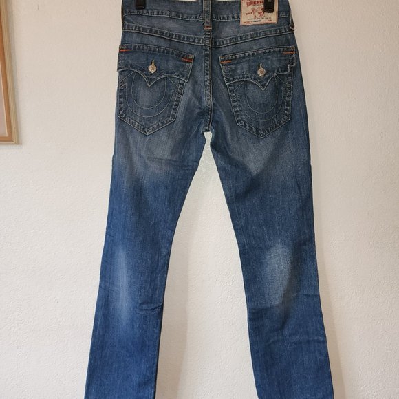 True Religion Mens Rocco Faded Flap Pocket Slim Jeans Size 32 - Picture 3 of 7